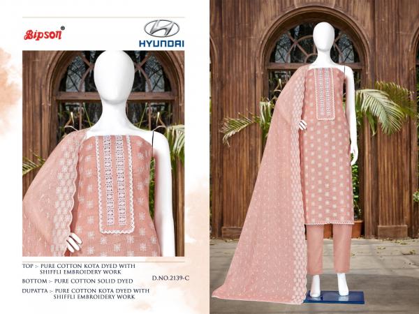 Bipson Hyundai 2139 Fancy Cotton Dress Material Collection